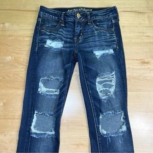 American Eagle super stretch super low jegging size 4